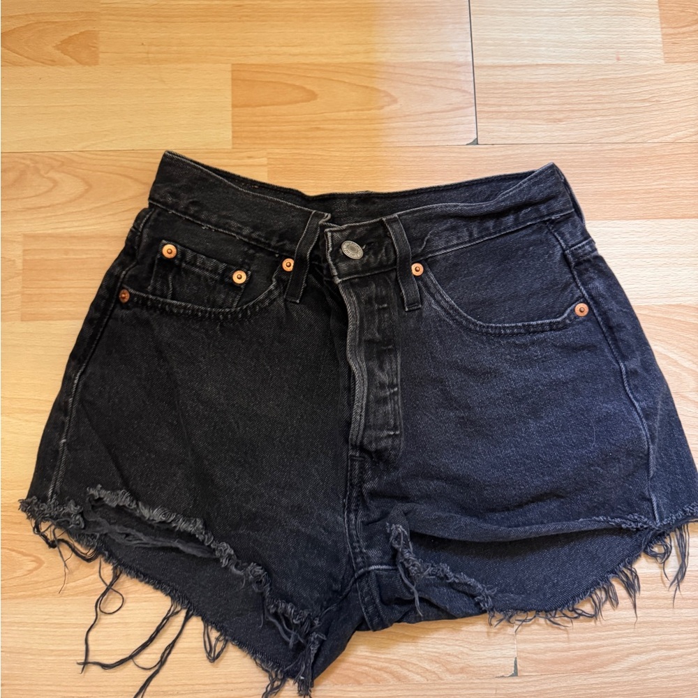Levi’s Black Denim Women Shorts